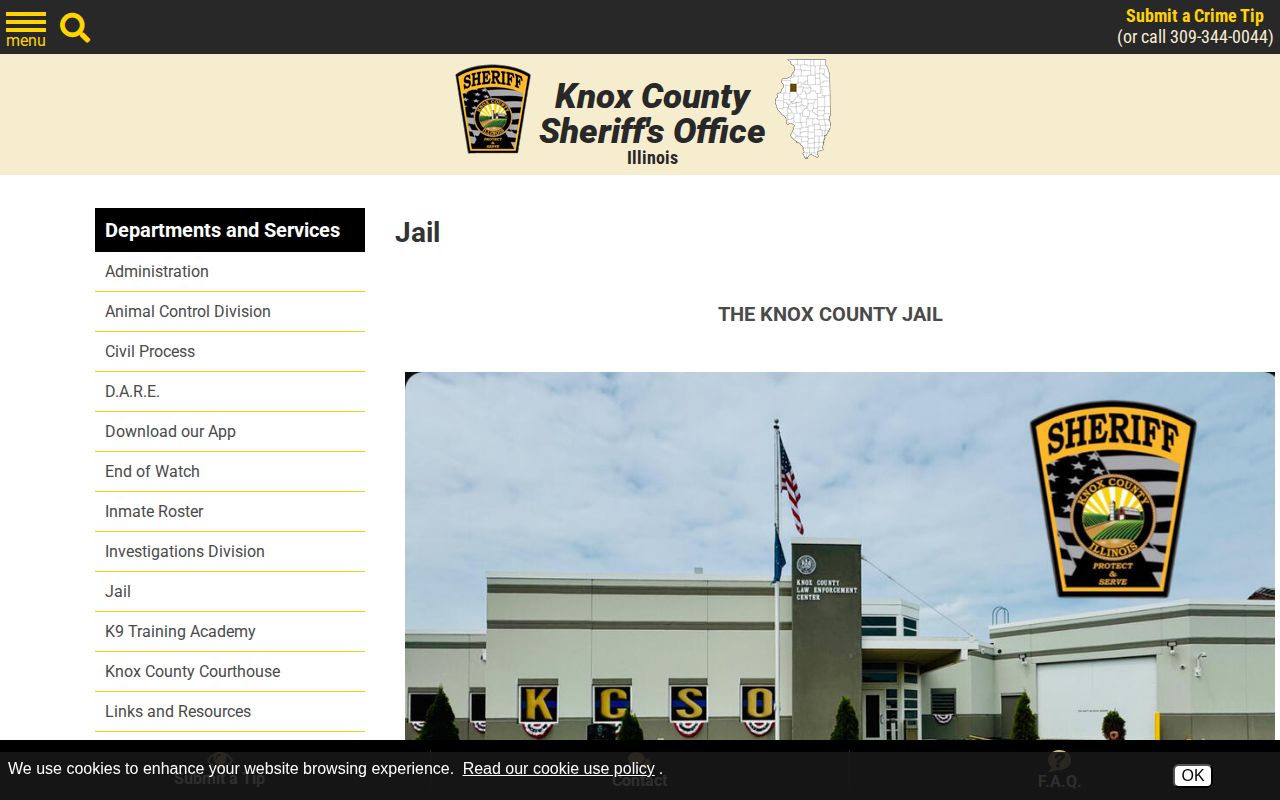 Knox County released inmates jail bond and release procedures